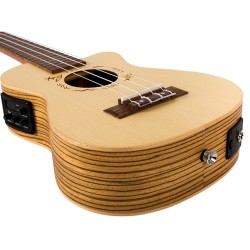 Koncerta elektro-akustiskā ukulele Flight DUC-328-CEQ