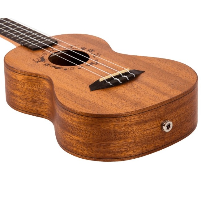 Tenora elektro-akustiskā ukulele Flight DUT-34-EQ