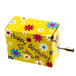 Mūzikas kastīte Happy Birthday to You (Dzeltena)
