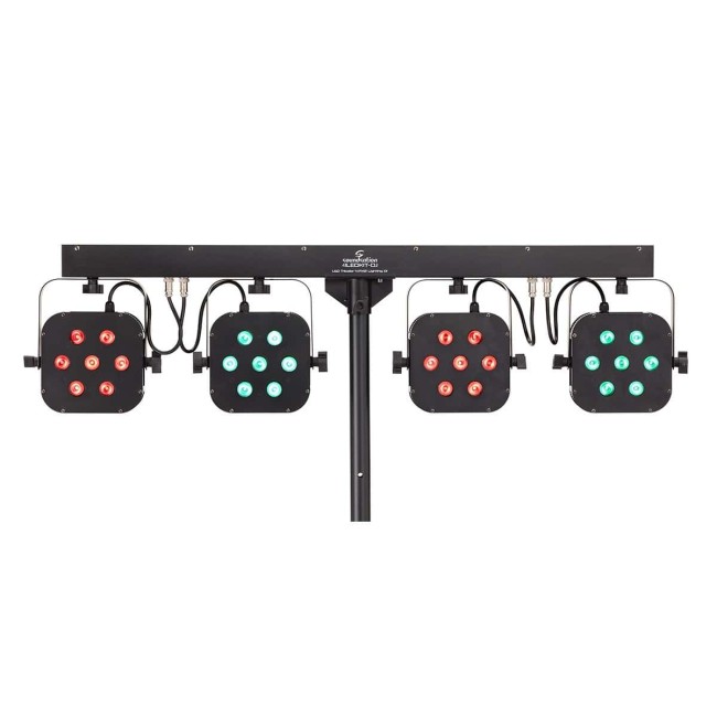 LED gaismu komplekts 4LEDKIT-DJ 7x3W